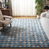 Safavieh Abstract 10'-0" x 14'-0" Rug in Grey / Blue