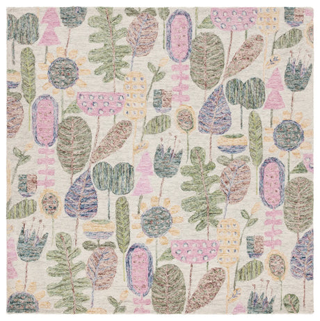 Safavieh Jardin 6'-0" x 6'-0" Rug in Beige / Blue