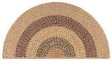 Safavieh Braided 2'-0" x 4'-0" Rug in Beige / Brown