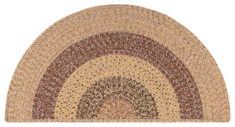 Safavieh Braided 2'-0" x 4'-0" Rug in Beige / Brown