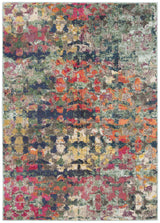 Safavieh Monaco 4'-0" x 5'-7" Rug in Green / Blue