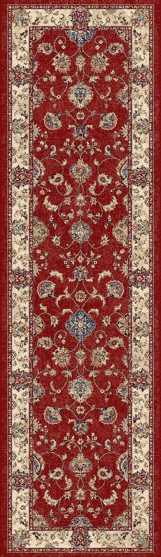Dynamic Rugs Ancient Garden 57158 Red / Ivory Rugs - Runner