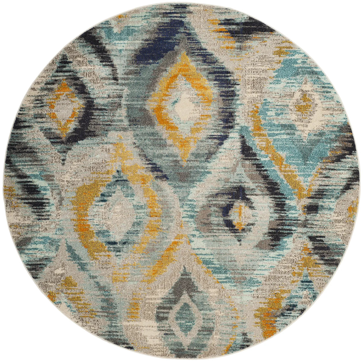 Safavieh Monaco 6'-7" x 6'-7" Rug in Blue / Multi