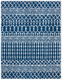 Safavieh Tulum 10'-0" x 13'-0" Rug in Navy / Ivory