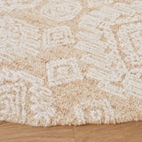 Safavieh Metro 6'-0" x 6'-0" Rug in Gold / Ivory