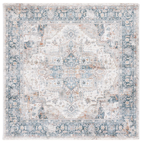 Safavieh Dream 6'-7" x 6'-7" Rug in Ivory / Light Blue