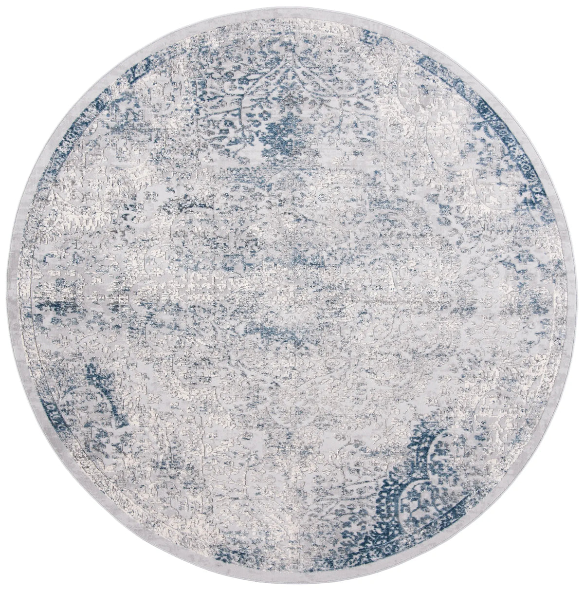 Safavieh Invista 6'-7" x 6'-7" Rug in Grey / Blue
