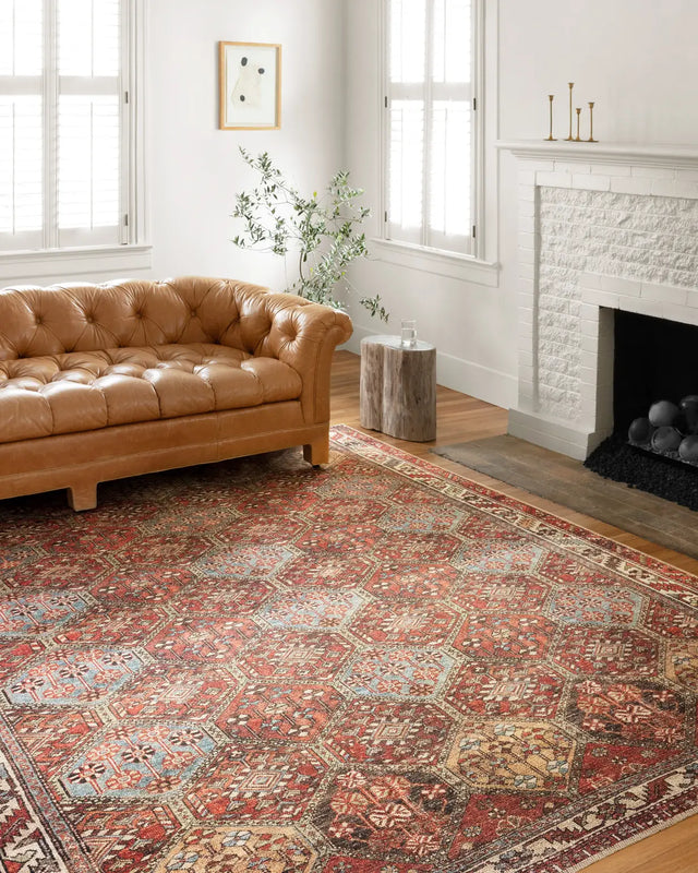 Loloi Loren Lq-16 Spice/Multi Rugs - room scene 1