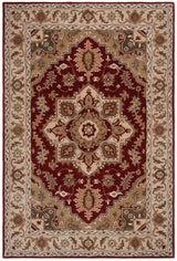 Safavieh Royalty 4'-0" x 6'-0" Rug in Red / Beige