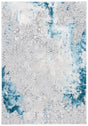 Safavieh Meadow 500 4'-0" x 6'-0" Rug in Light Grey / Blue