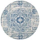 Safavieh Evoke 5'-3" x 5'-3" Rug in Ivory / Blue
