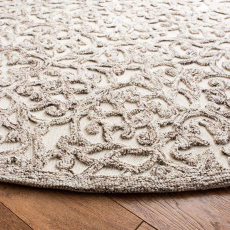 Safavieh Trace 6'-0" x 6'-0" Rug in Brown / Ivory