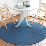 Safavieh Braided 5'-0" x 5'-0" Rug in Navy