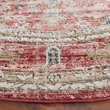 Safavieh Rosewood 6'-7" x 6'-7" Rug in Blue / Red