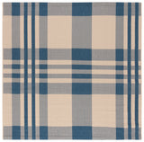 Safavieh Courtyard 6'-7" x 6'-7" Rug in Beige / Blue