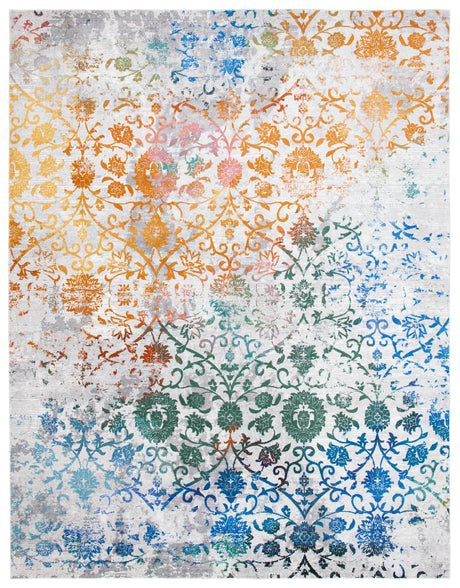 Safavieh Aria 8'-0" x 10'-0" Rug in Grey / Green