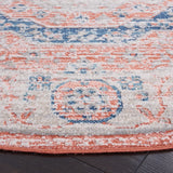Safavieh Madison 800 6'-7" x 6'-7" Rug in Rust / Ivory