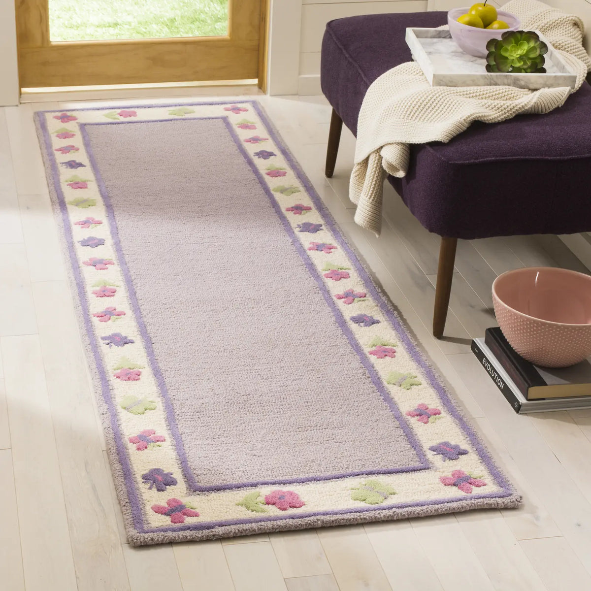 Safavieh Safavieh Kids 2'-3" x 7'-0" Rug in Lavander / Multi
