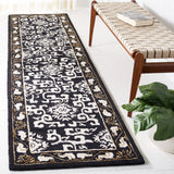 Safavieh Antiquity 2'-3" x 9'-0" Rug in Black / Ivory
