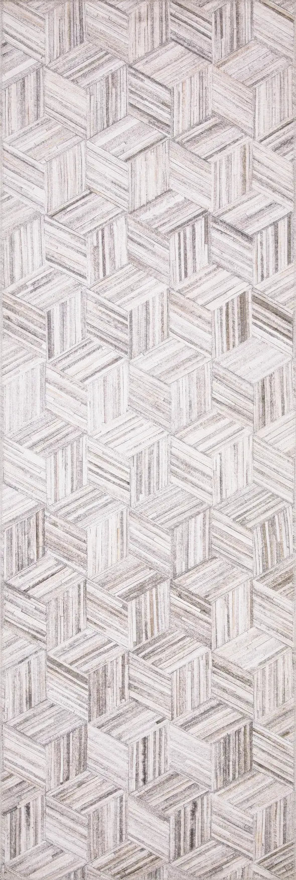 Loloi Maddox Mad-07 Lt Grey/Ivory Rugs - runner flat