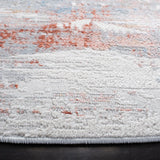 Safavieh Amelia 6'-7" x 6'-7" Rug in Ivory / Rust