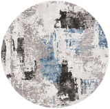 Safavieh Craft 5'-3" x 5'-3" Rug in Grey / Blue