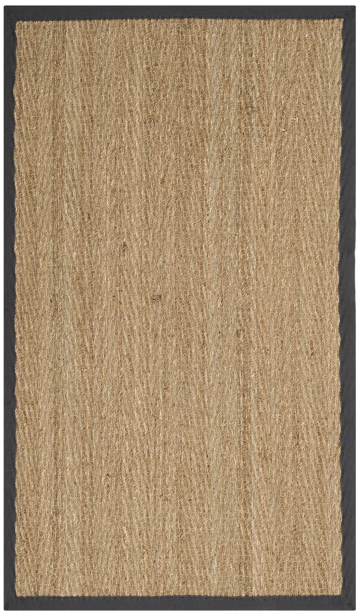 Safavieh Natural Fiber 3'-0" x 5'-0" Rug in Natural / Dark Grey