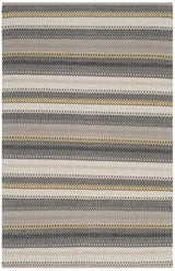 Safavieh Striped Kilim 4'-0" x 6'-0" Rug in Grey