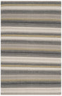 Safavieh Striped Kilim 4'-0" x 6'-0" Rug in Grey
