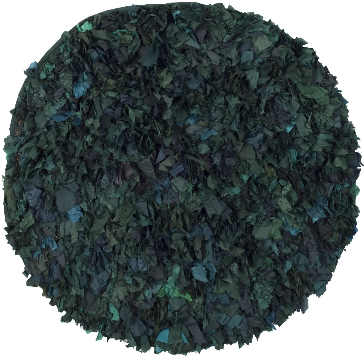Safavieh Rio Shag 4'-0" x 4'-0" Rug in Green / Multi