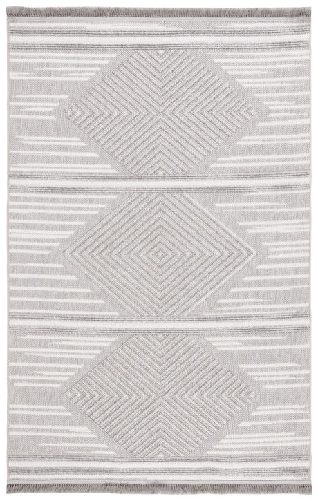 Safavieh Camden 4'-0" x 6'-0" Rug in Grey / Ivory