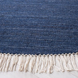 Safavieh Kilim 7'-0" x 7'-0" Rug in Navy / Blue