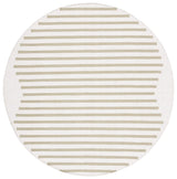 Safavieh Montauk 6'-0" x 6'-0" Rug in Ivory / Light Green