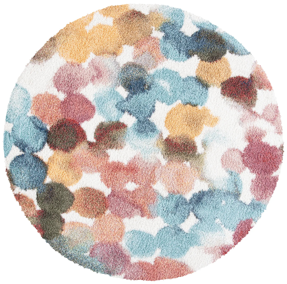 Safavieh Calista 5'-3" x 5'-3" Rug in Red / Blue