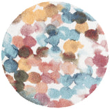 Safavieh Calista 5'-3" x 5'-3" Rug in Red / Blue
