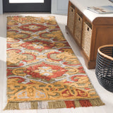 Safavieh Blossom 2'-3" x 8'-0" Rug in Green / Gold