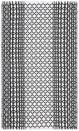 Safavieh Montauk 3'-0" x 5'-0" Rug in Black / Ivory