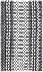 Safavieh Montauk 3'-0" x 5'-0" Rug in Black / Ivory