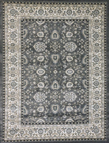 Dynamic Rugs Yazd 2803 Power Loomed Traditional Grey/Ivory Rug - Rectangular