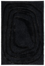 Safavieh Hi-Lo Shag 4'-0" x 6'-0" Rug in Black