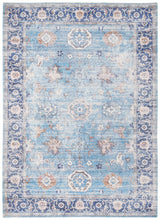 Safavieh Saffron 4'-0" x 6'-0" Rug in Aqua / Navy
