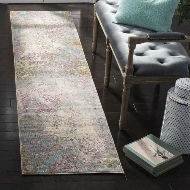 Safavieh Aria 2'-0" x 8'-0" Rug in Cream / Multi