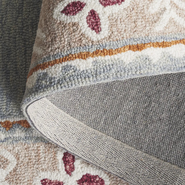 Safavieh Jardin 2'-3" x 8'-0" Rug in Grey / Rust