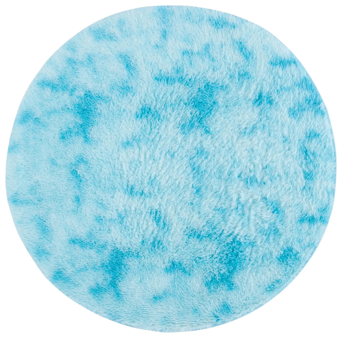 Safavieh Rainbow Shag 4'-0" x 4'-0" Rug in Aqua