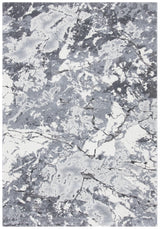 Safavieh Cyrus Shag 4'-5" x 6'-5" Rug in Grey / Ivory