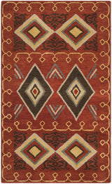 Safavieh Heritage 3'-0" x 5'-0" Rug in Red / Multi