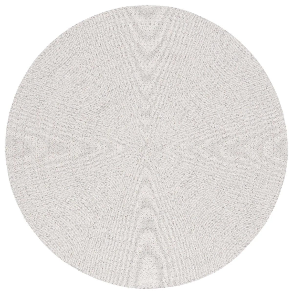 Safavieh Braided 5'-0" x 5'-0" Rug in Ivory / Light Grey