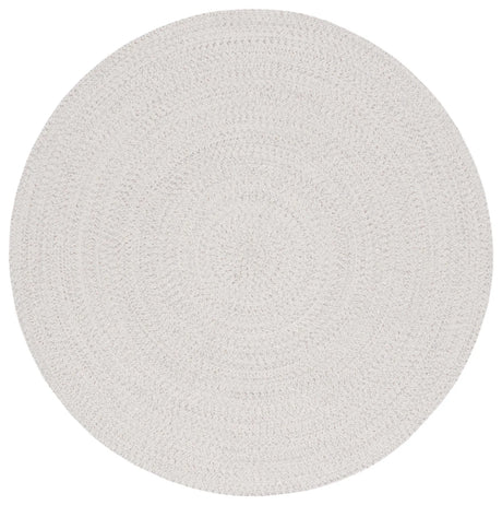 Safavieh Braided 5'-0" x 5'-0" Rug in Ivory / Light Grey
