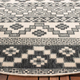 Safavieh Veranda 6'-7" x 6'-7" Rug in Grey / Beige