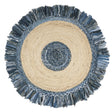 Safavieh Cape Cod 3'-0" x 3'-0" Rug in Ivory / Denim